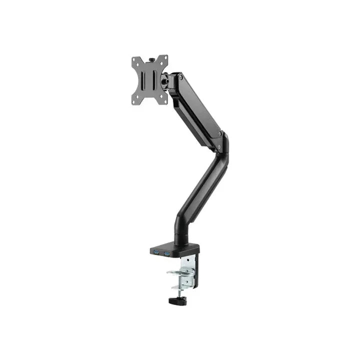 Twisted Minds Single Monitor Aluminum Slim Mechanical Spring Monitor Arm with USB Ports (Fit Screen Size 17 Twisted Minds Single Monitor Aluminum Slim Mechanical Spring Monitor Arm with USB Ports (Fit Screen Size 17